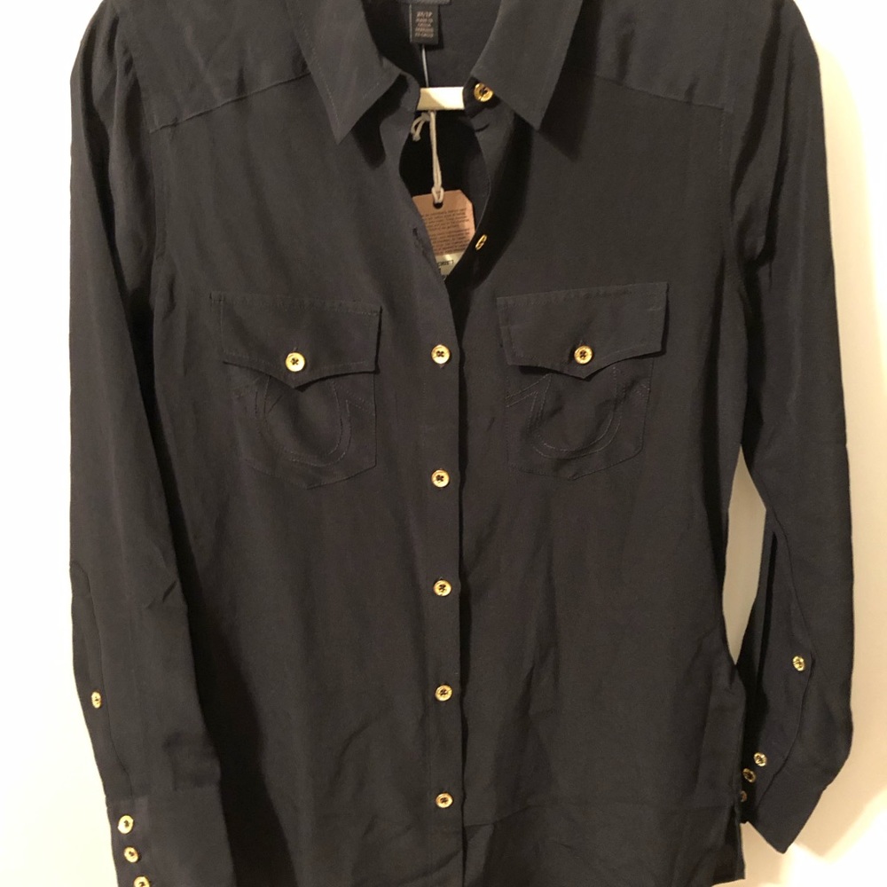 True Religion silk shirt